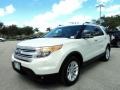 2012 White Suede Ford Explorer XLT  photo #13