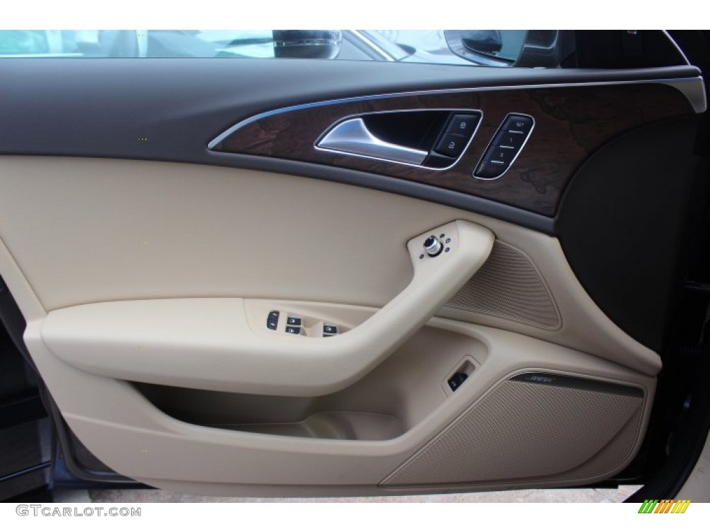 2014 A6 3.0T quattro Sedan - Dakota Gray Metallic / Velvet Beige photo #8