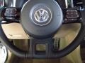 Beige 2014 Volkswagen Beetle R-Line Steering Wheel