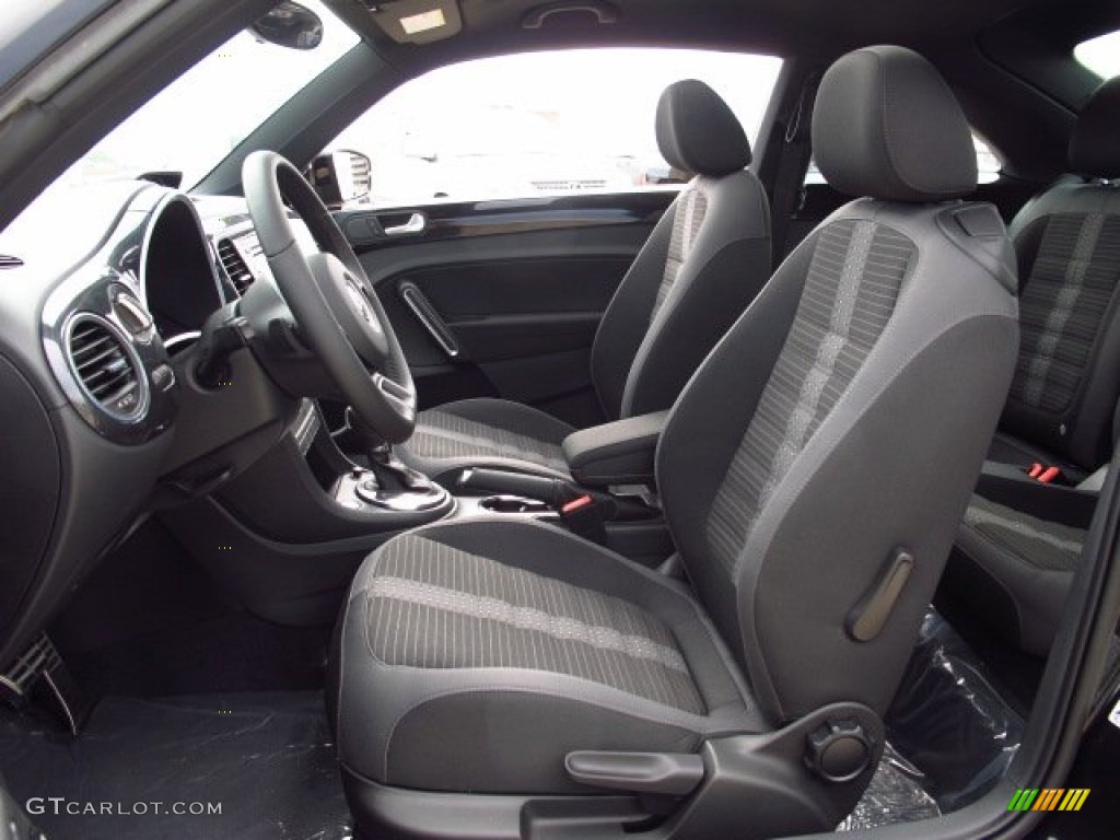 Titan Black Interior 2014 Volkswagen Beetle R-Line Photo #86357295
