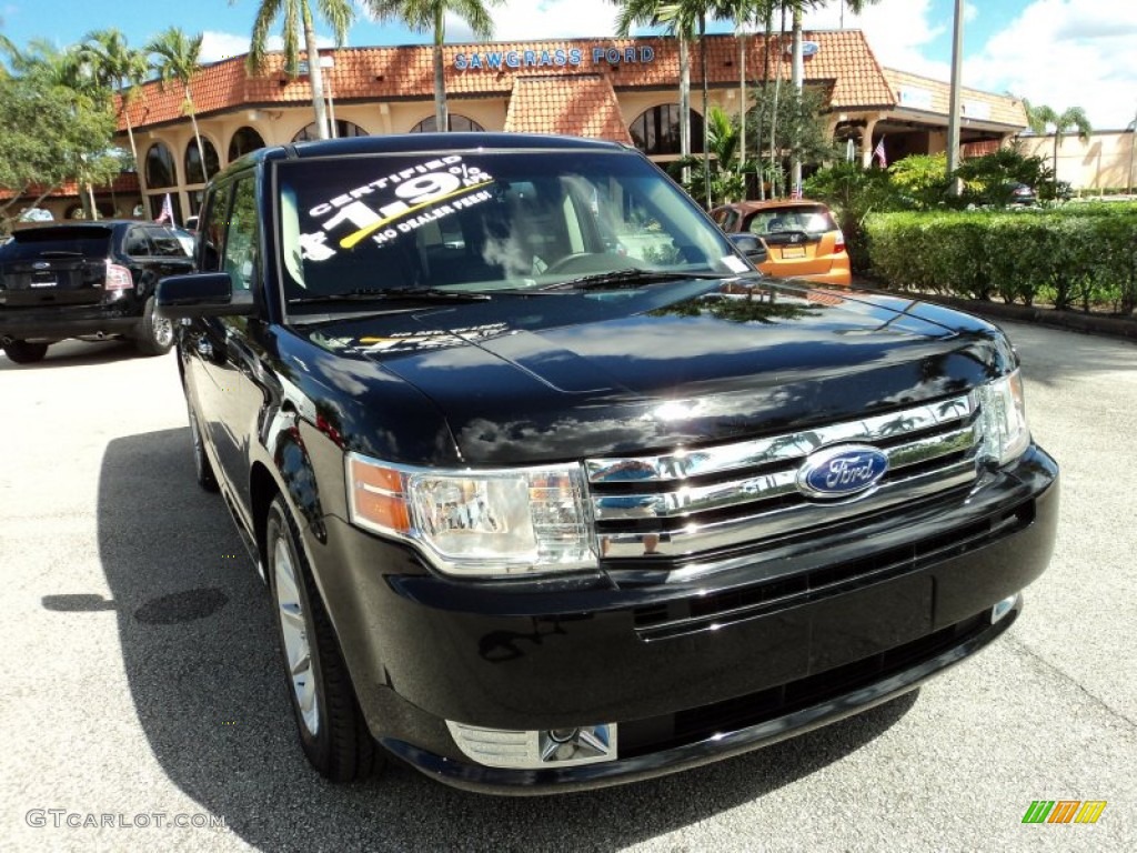 2012 Flex SEL - Black / Charcoal Black photo #2
