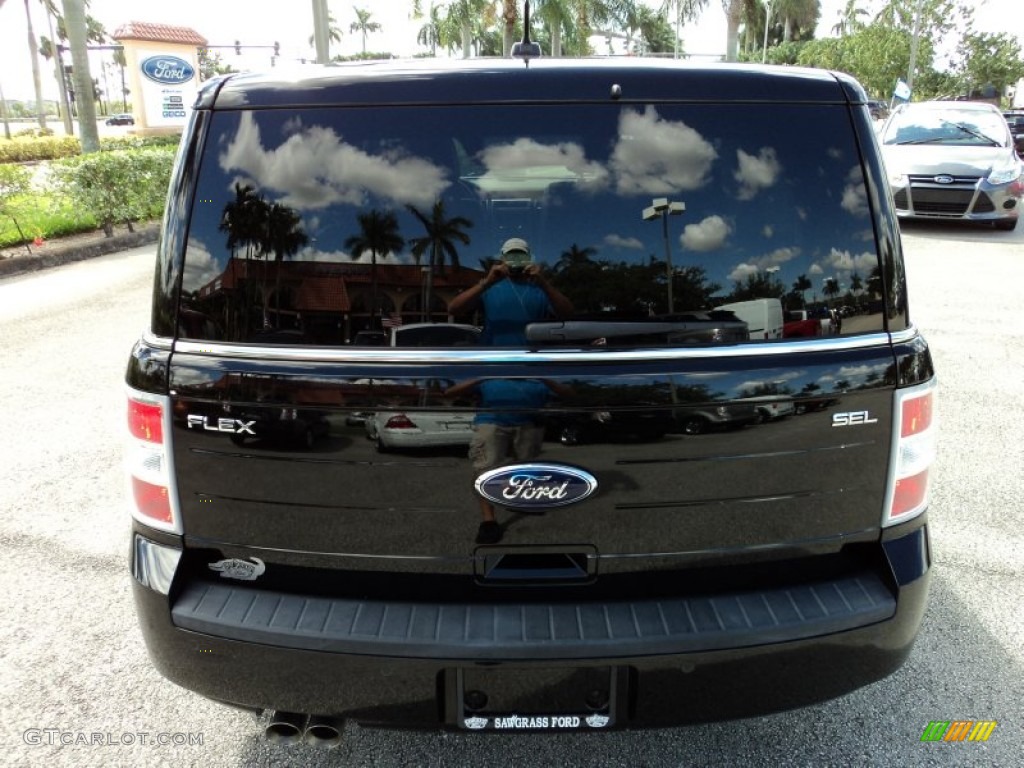 2012 Flex SEL - Black / Charcoal Black photo #8