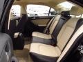 2 Tone Cornsilk Beige/Black Rear Seat Photo for 2014 Volkswagen Jetta #86357841