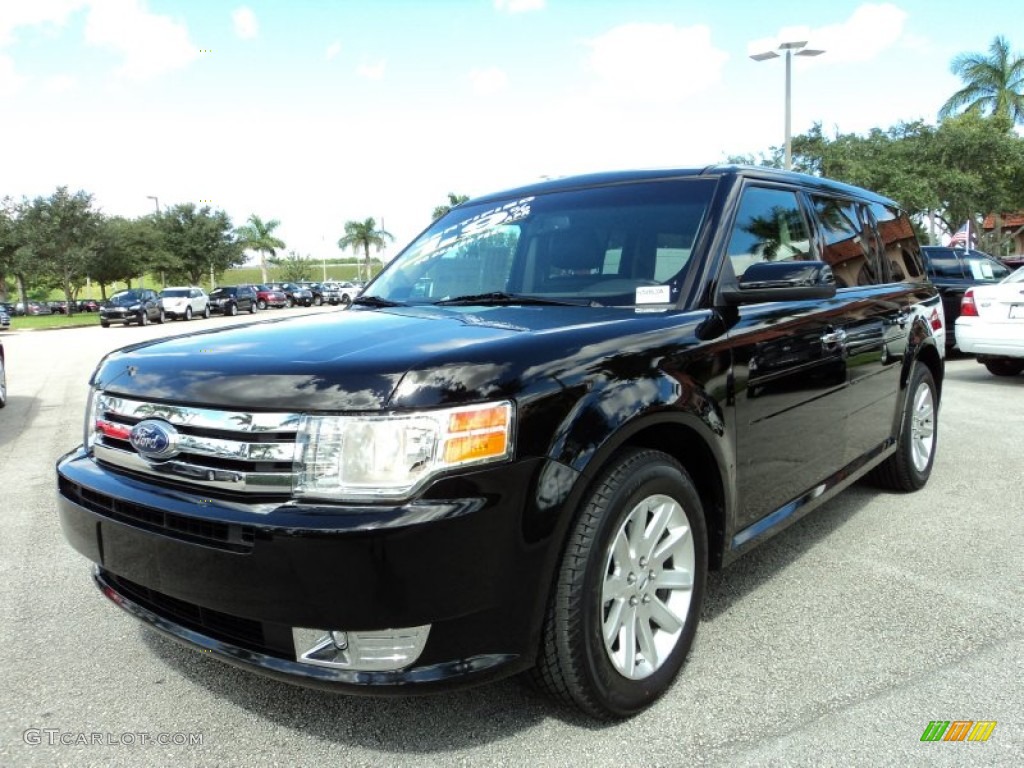 2012 Flex SEL - Black / Charcoal Black photo #14