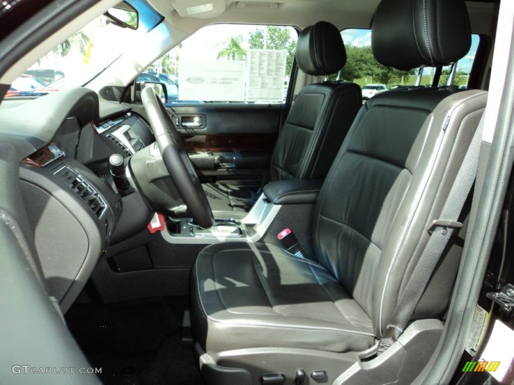 Charcoal Black Interior 2012 Ford Flex SEL Photo #86358108