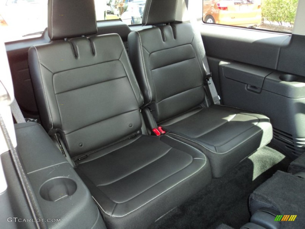 Charcoal Black Interior 2012 Ford Flex SEL Photo #86358180