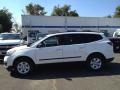 2014 White Chevrolet Traverse LS  photo #3