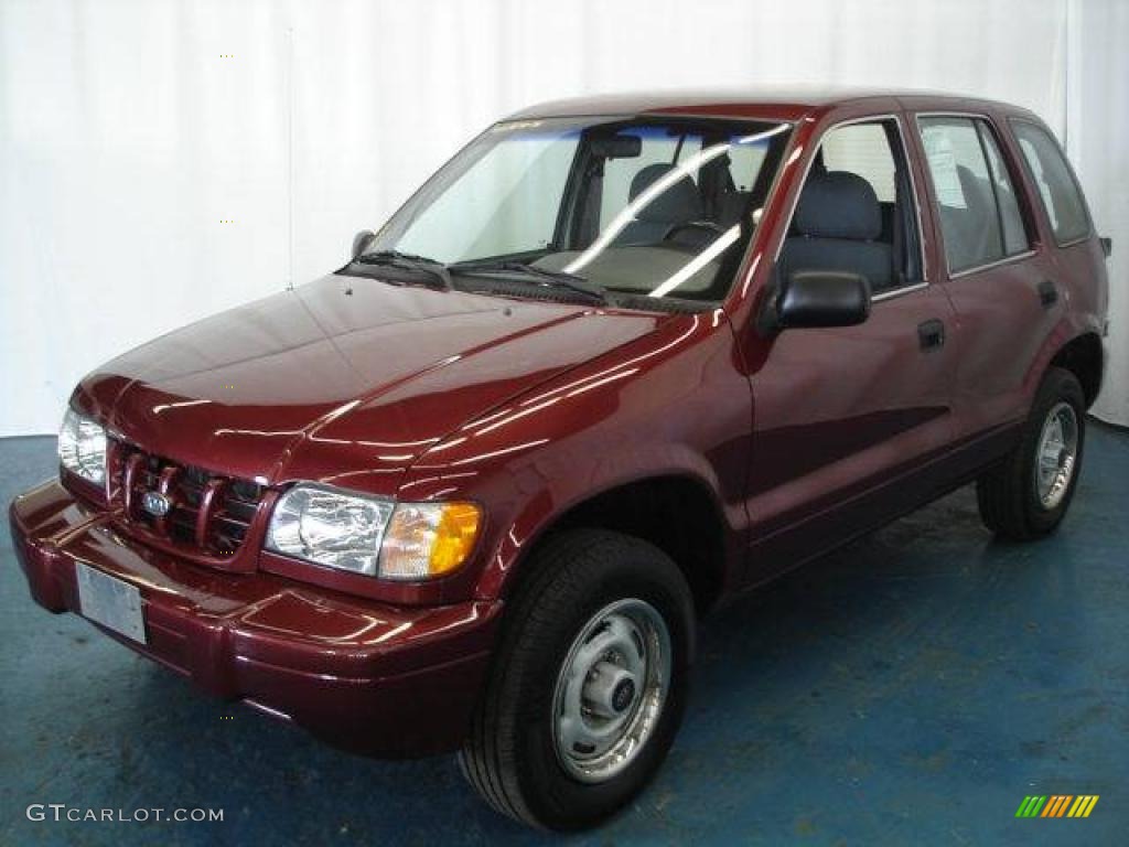 2001 Sportage  - Pepper Red / Gray photo #1