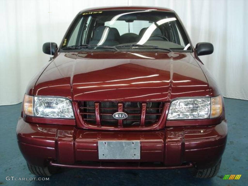 2001 Sportage  - Pepper Red / Gray photo #3