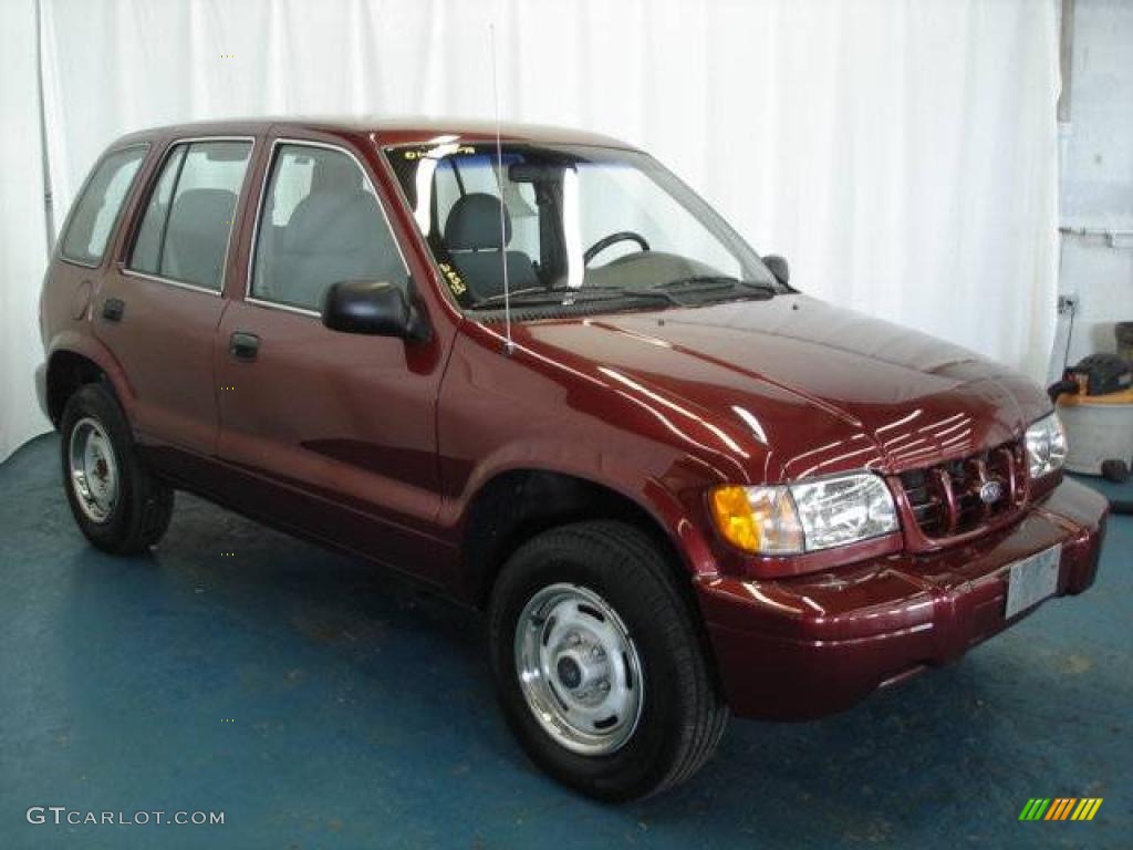2001 Sportage  - Pepper Red / Gray photo #4