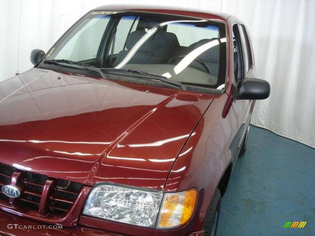 2001 Sportage  - Pepper Red / Gray photo #6