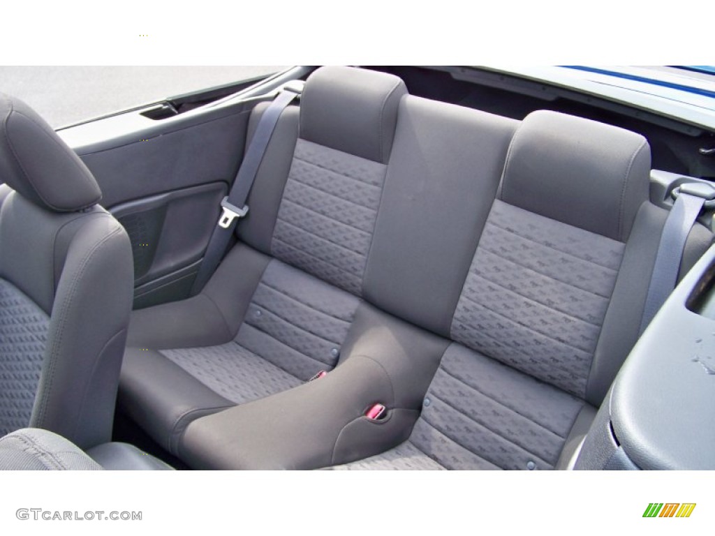 2006 Ford Mustang GT Deluxe Convertible Rear Seat Photo #86359803