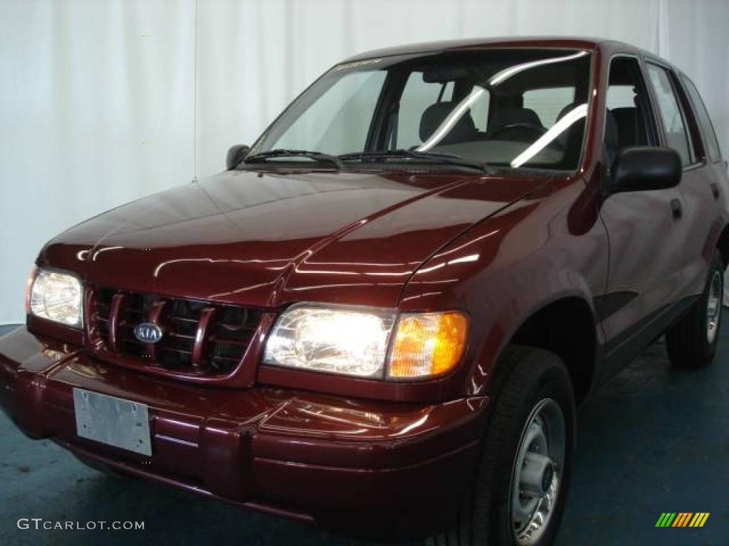 2001 Sportage  - Pepper Red / Gray photo #27