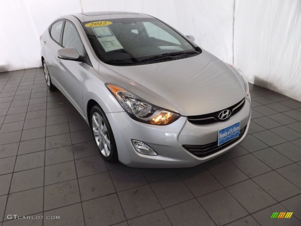 2012 Elantra Limited - Silver / Gray photo #1