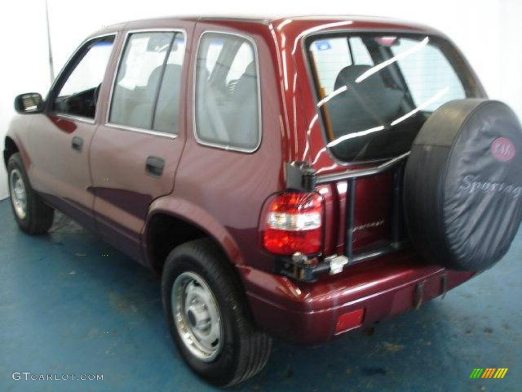 2001 Sportage  - Pepper Red / Gray photo #29