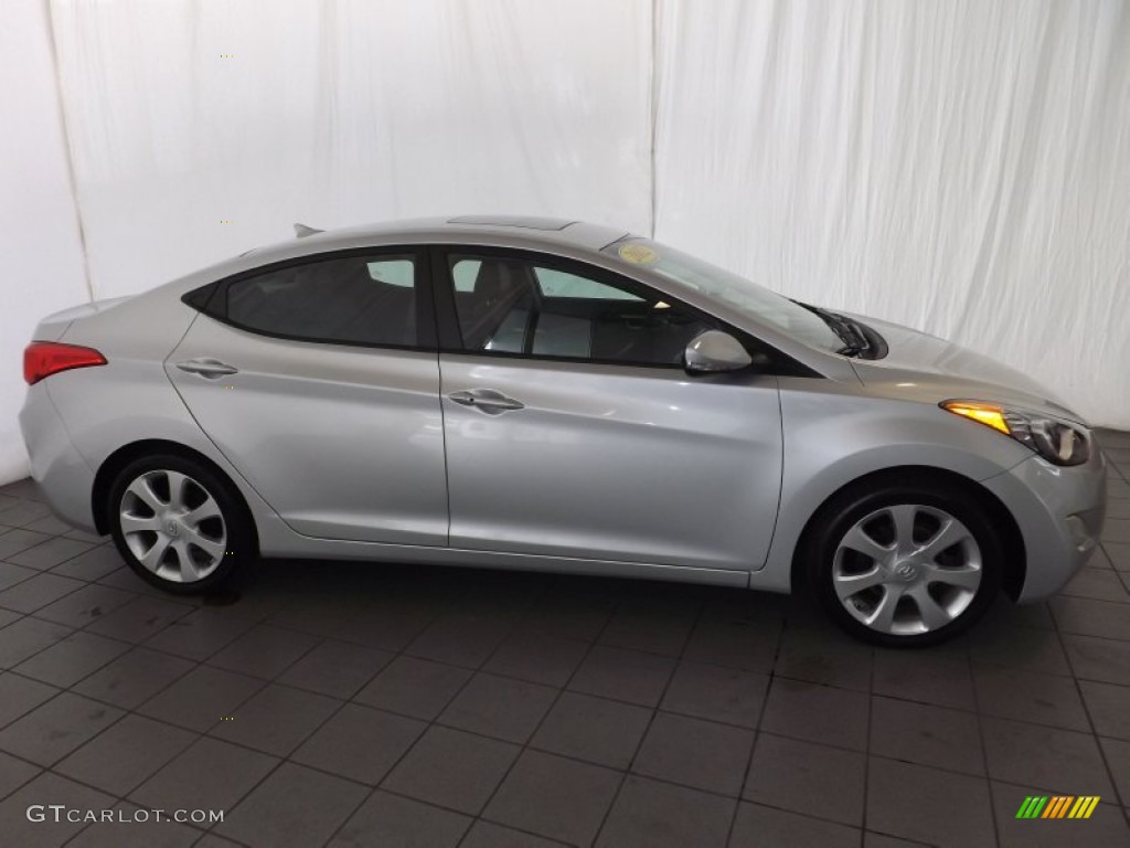 2012 Elantra Limited - Silver / Gray photo #5