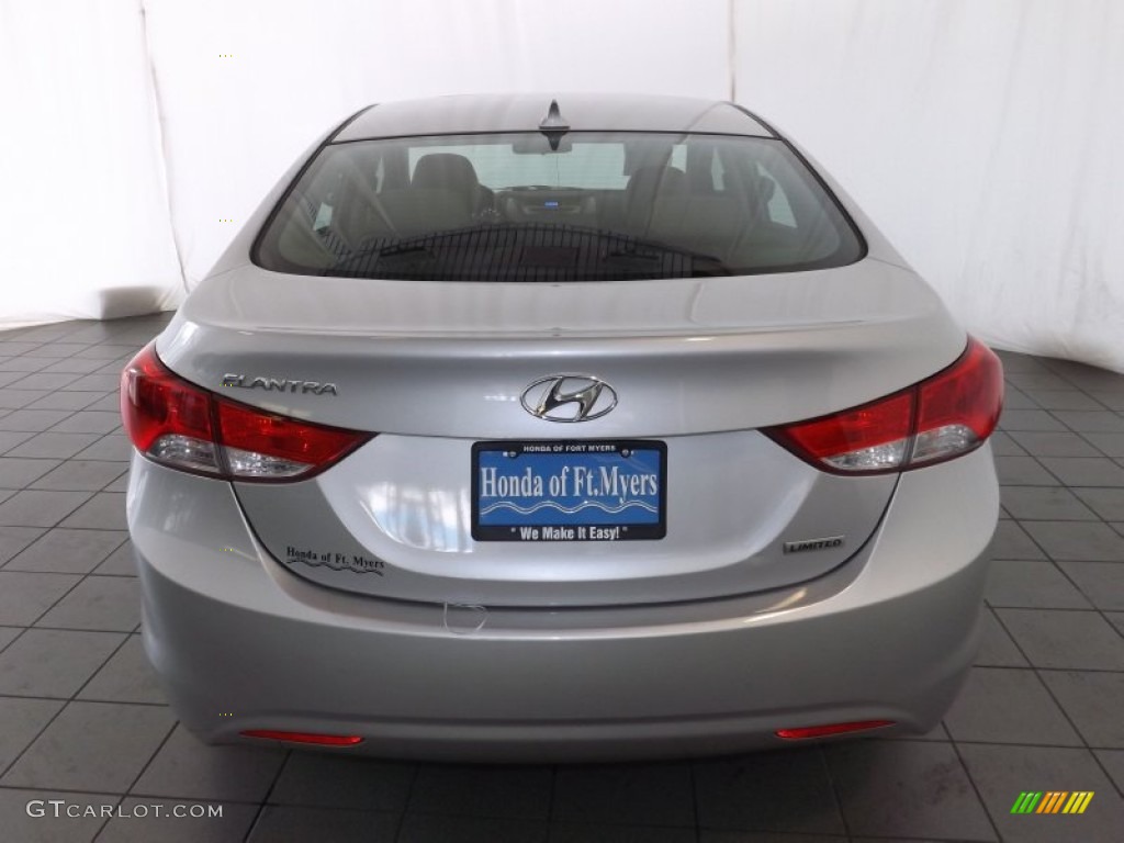 2012 Elantra Limited - Silver / Gray photo #7