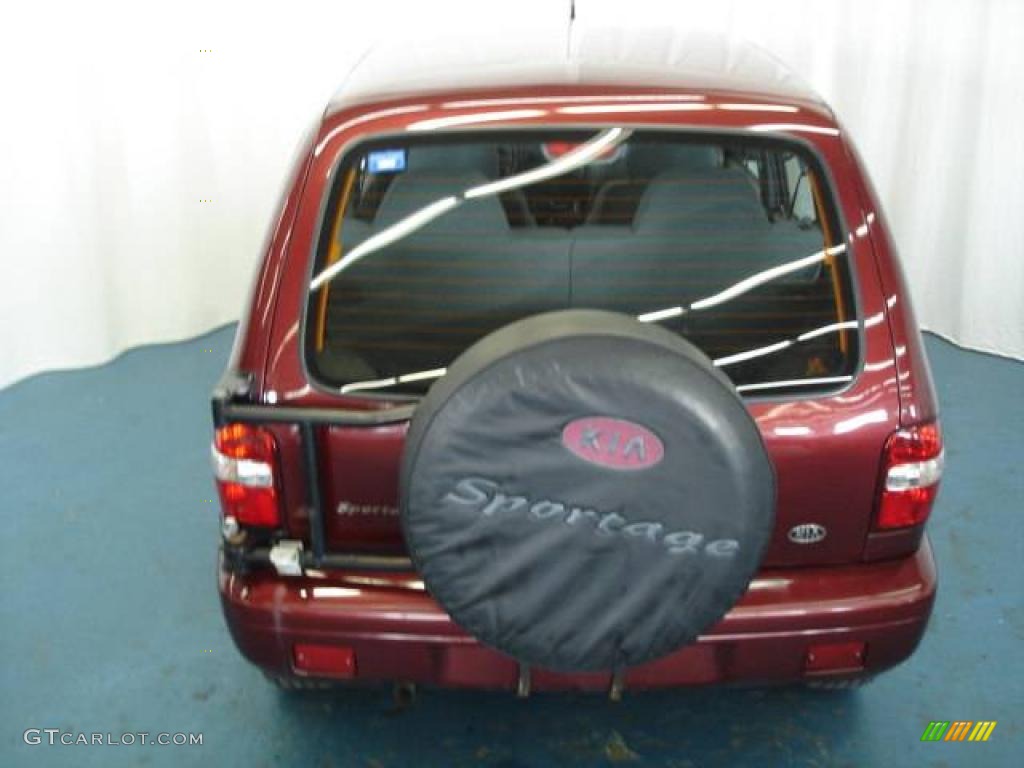 2001 Sportage  - Pepper Red / Gray photo #31