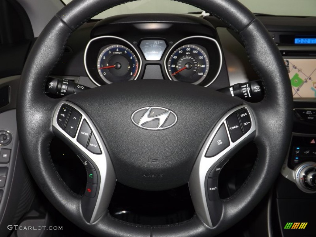 2012 Elantra Limited - Silver / Gray photo #22