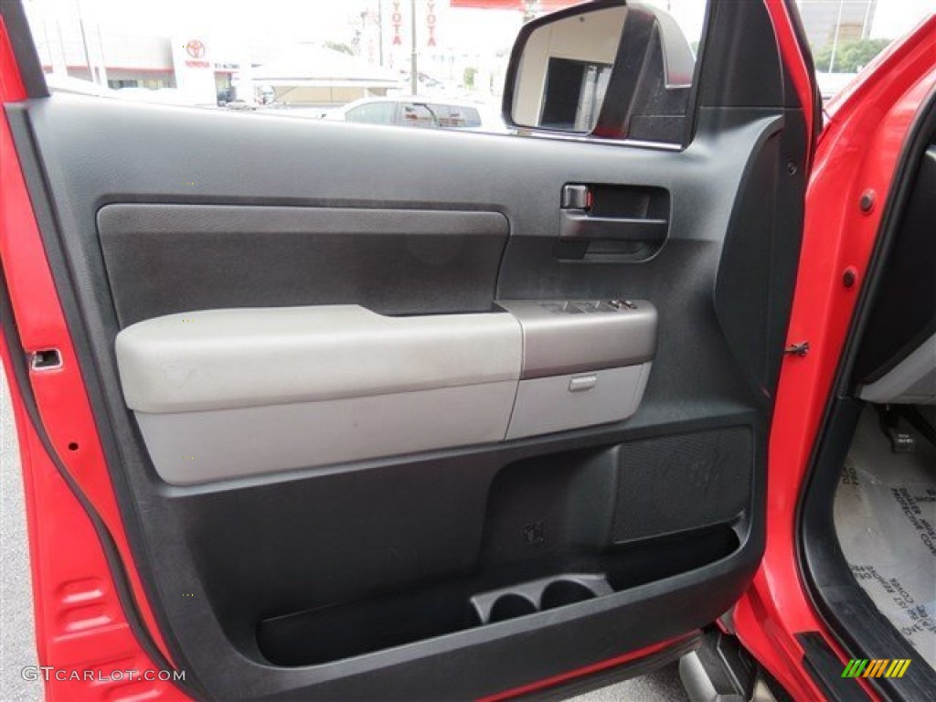 2011 Tundra TRD Double Cab 4x4 - Radiant Red / Graphite Gray photo #10