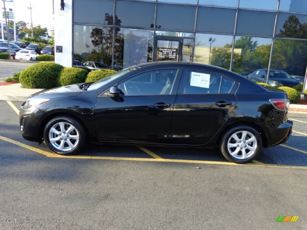 Black Mica 2010 Mazda MAZDA3 i Touring 4 Door Exterior Photo #86362842