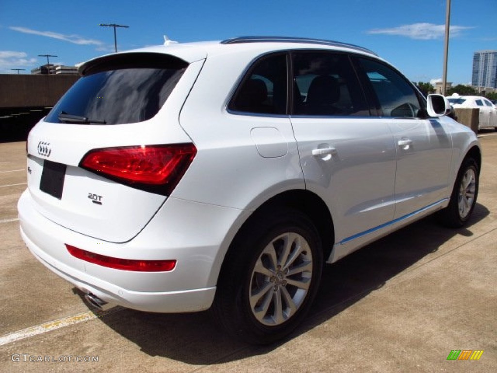 2014 Q5 2.0 TFSI quattro - Glacier White Metallic / Chestnut Brown photo #2