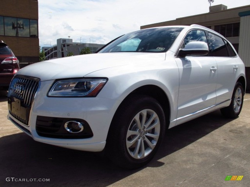 2014 Q5 2.0 TFSI quattro - Glacier White Metallic / Chestnut Brown photo #5