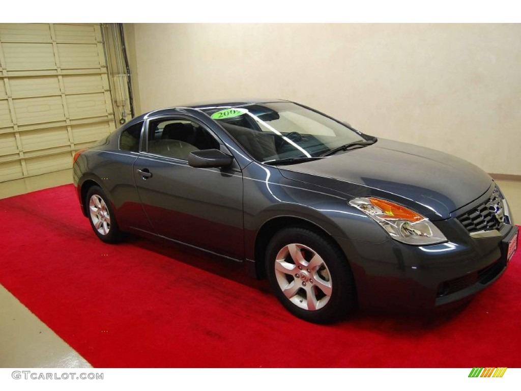 2009 Altima 2.5 S Coupe - Precision Gray Metallic / Charcoal photo #1