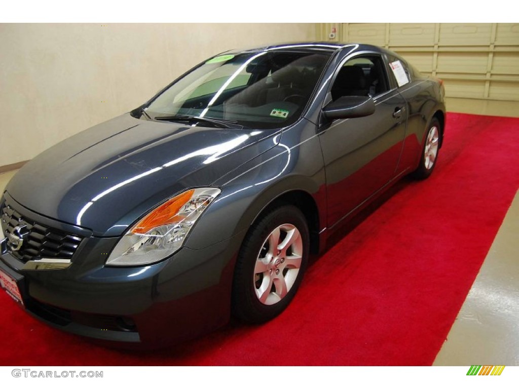 2009 Altima 2.5 S Coupe - Precision Gray Metallic / Charcoal photo #3