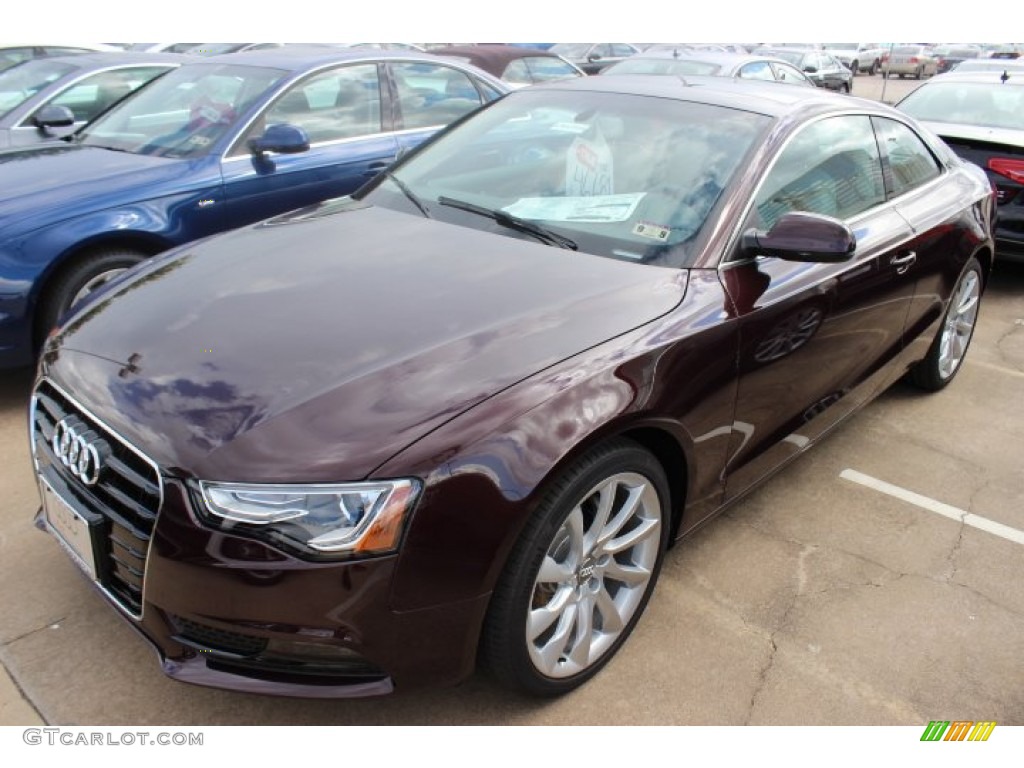 Shiraz Red Metallic 2014 Audi A5 2.0T quattro Coupe Exterior Photo #86364450