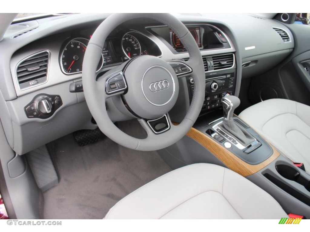 Titanium Gray Interior 2014 Audi A5 2.0T quattro Coupe Photo #86364630