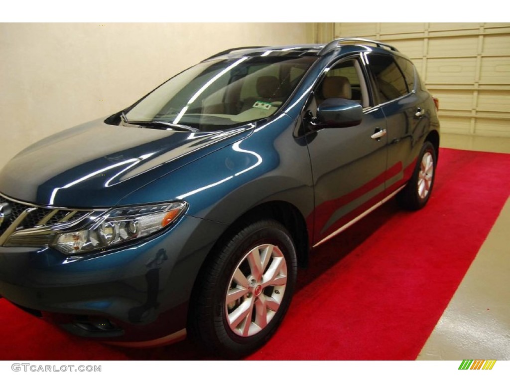 2011 Murano SV - Graphite Blue / Beige photo #3