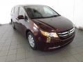 2014 Dark Cherry Pearl Honda Odyssey EX-L  photo #1