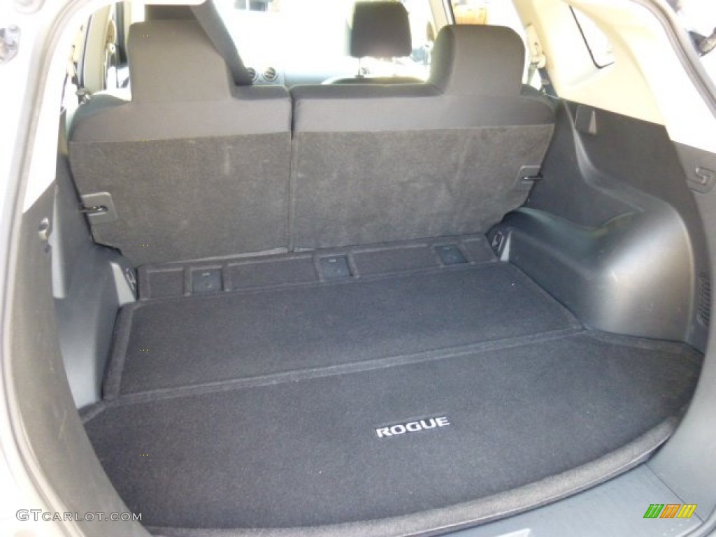 2011 Rogue SV AWD - Frosted Steel Metallic / Black photo #6