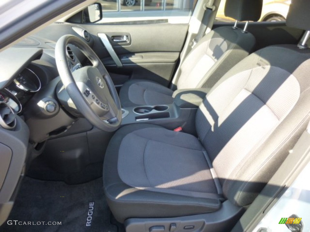 2011 Rogue SV AWD - Frosted Steel Metallic / Black photo #7