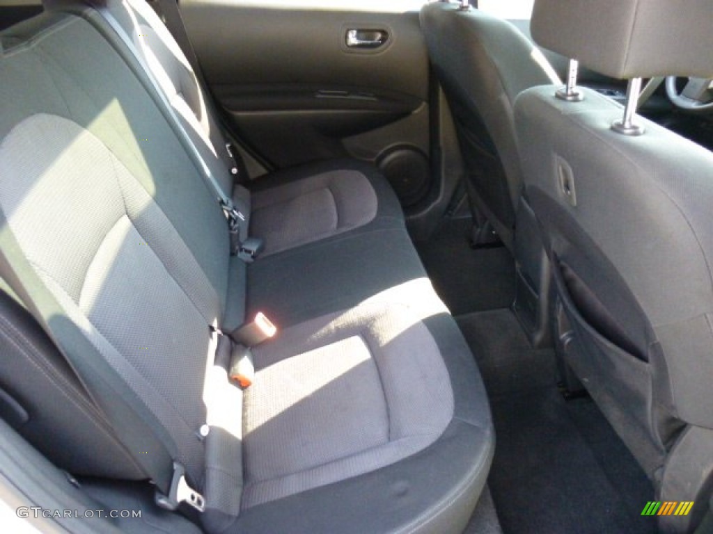2011 Rogue SV AWD - Frosted Steel Metallic / Black photo #14