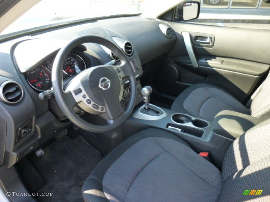 2011 Rogue SV AWD - Frosted Steel Metallic / Black photo #15
