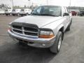 2001 Bright Silver Metallic Dodge Dakota SLT Quad Cab 4x4  photo #3