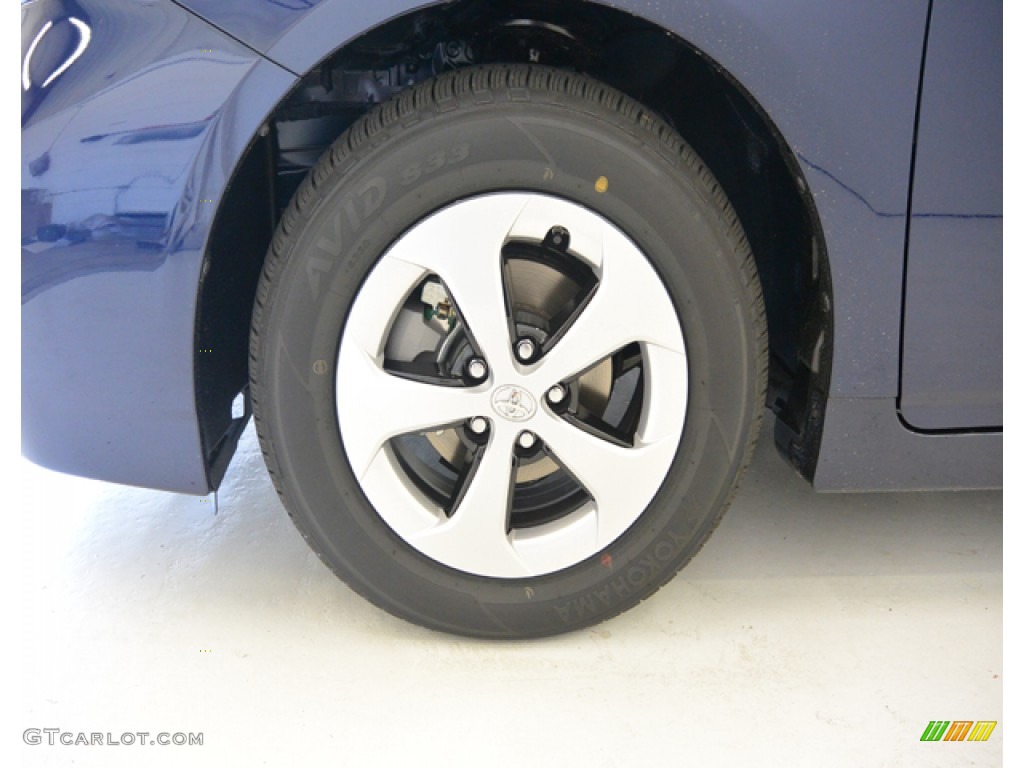 2013 Prius Four Hybrid - Nautical Blue Metallic / Misty Gray photo #4