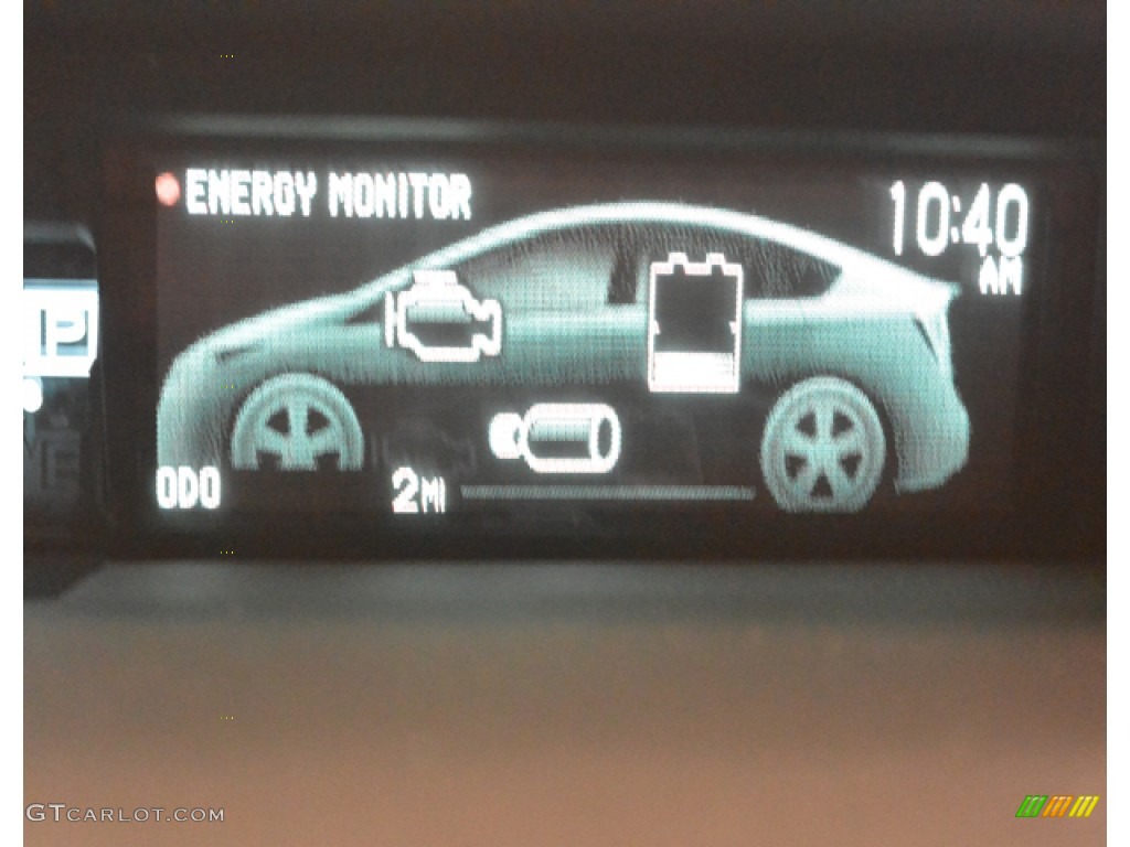 2013 Prius Four Hybrid - Nautical Blue Metallic / Misty Gray photo #17