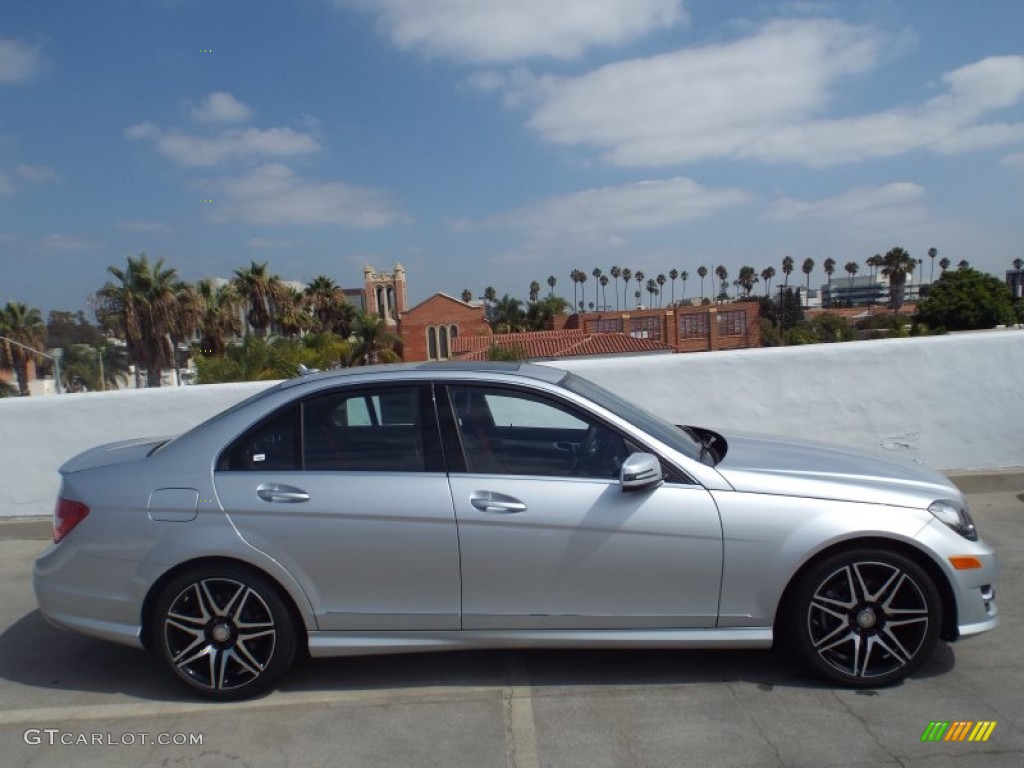 Iridium Silver Metallic 2014 Mercedes-Benz C 250 Sport Exterior Photo #86367555