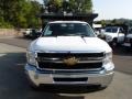 Summit White - Silverado 3500HD WT Regular Cab Dual Rear Wheel 4x4 Dump Truck Photo No. 3