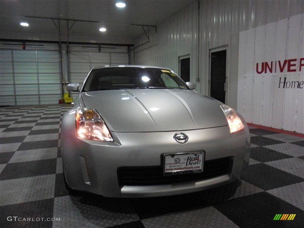 2004 350Z Touring Coupe - Chrome Silver Metallic / Frost photo #2