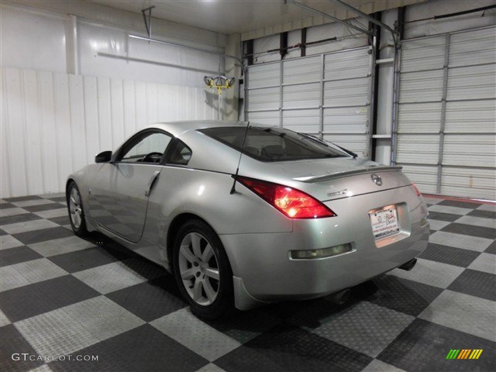 2004 350Z Touring Coupe - Chrome Silver Metallic / Frost photo #5