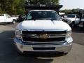 Summit White - Silverado 3500HD WT Regular Cab Dual Rear Wheel 4x4 Dump Truck Photo No. 3