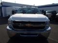 Summit White - Silverado 3500HD WT Regular Cab Dual Rear Wheel 4x4 Flat Bed Photo No. 3