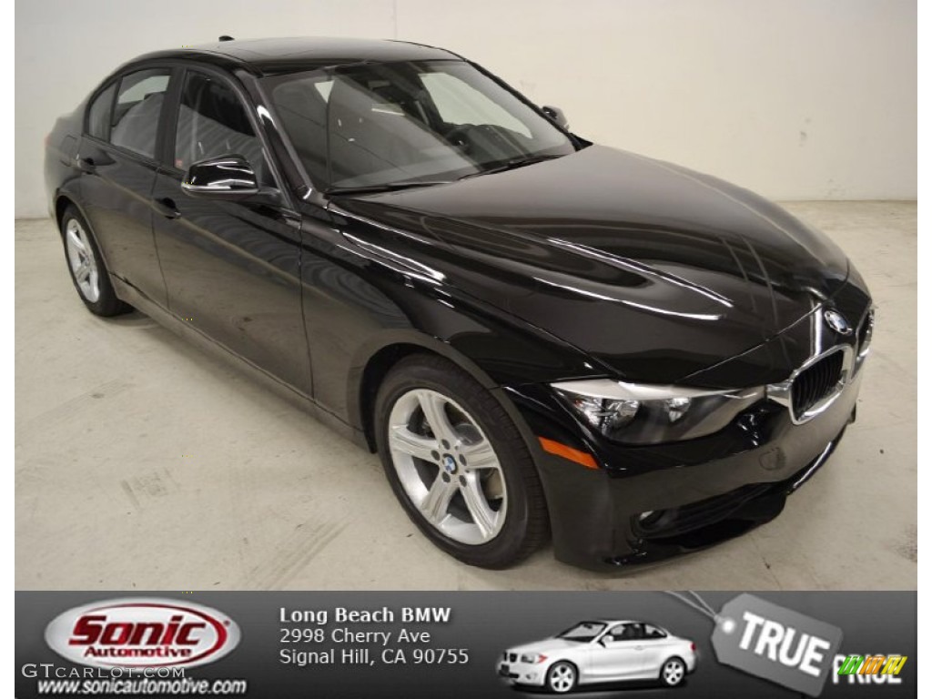 2014 3 Series 328d Sedan - Jet Black / Black photo #1