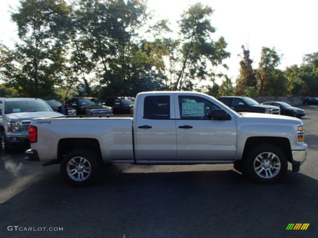 2014 Silverado 1500 LT Double Cab 4x4 - Silver Ice Metallic / Jet Black photo #5