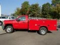 Victory Red 2014 Chevrolet Silverado 3500HD WT Regular Cab Dual Rear Wheel 4x4 Utility Exterior