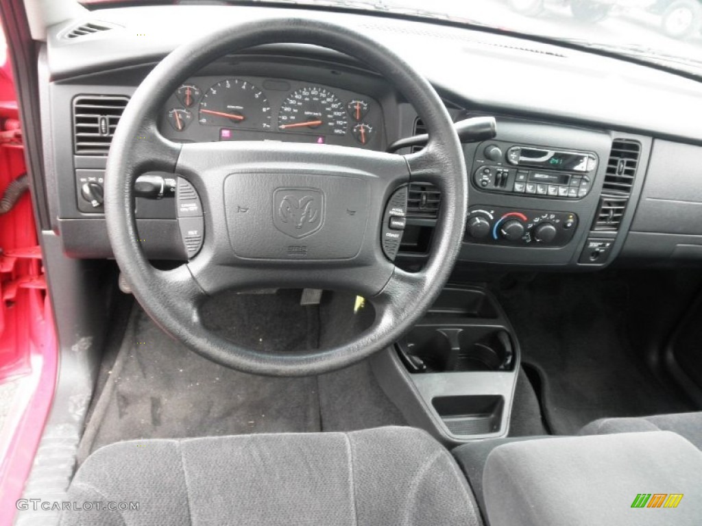 2004 Dodge Dakota Stampede Club Cab Dark Slate Gray Dashboard Photo #86370138